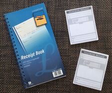 DUPLICATE RECEIPT BOOK AND TWO PHONE MESSAGE PADS - PARTIALLY USED....LOTS LEFT!