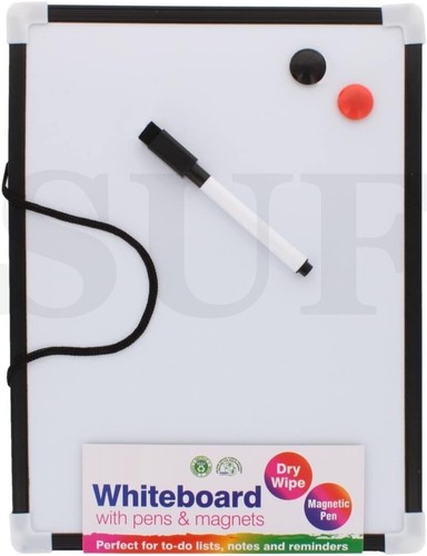 Magnetic whiteboard dry - a4,