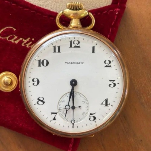 Waltham pocket watch 1929 - 1929, 18k