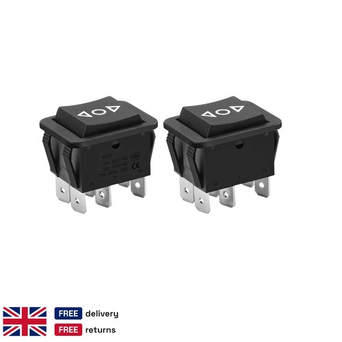Dpdt momentary rocker switch - momentary,