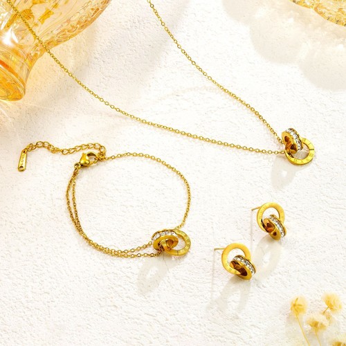 Roman ring diamond necklace - ring,