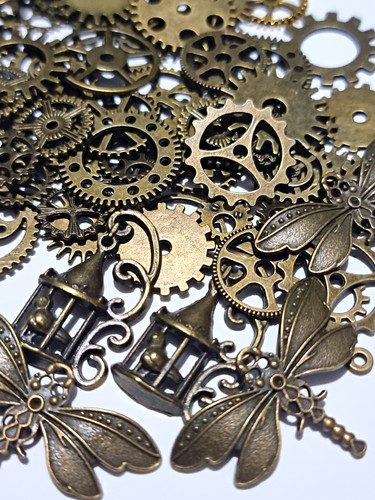 Steampunk cogs bronze - steampunk,