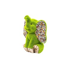 Garden Mile Novelty Elephant Garden Ornaments Outdoor Animals Statue With Grass,