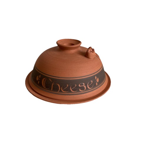 Vintage covered cheese dish - cheese,