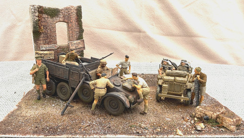 Sas desert patrol - jeep, truck