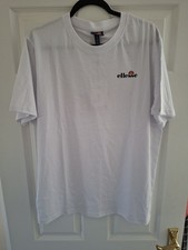 White Ellesse Benzina T-Shirt