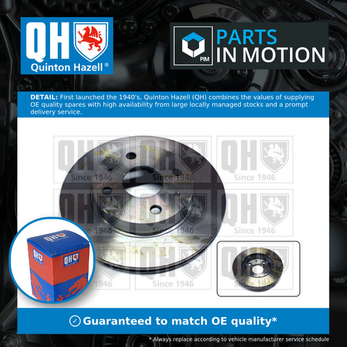 Brake discs pair - discs, vented