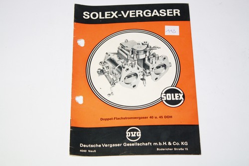 Solex 40ddh 45ddh ddh - solex,