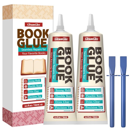 Book glue dries clear - book, glue,