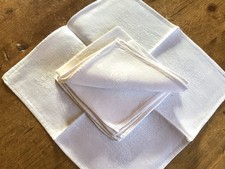 4 x Vintage Retro Ivory White