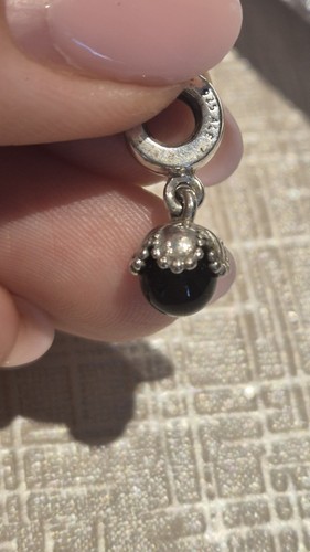 Pandora black onyx charm ale - onyx, charm-ale