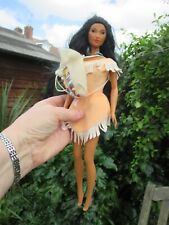 Vintage Native American Indian 1966 Barbie doll dark hair Pocahontus