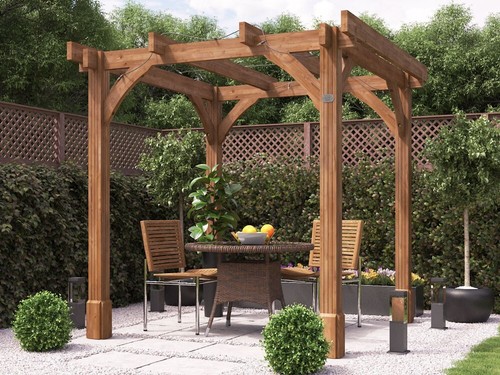 Wooden pergola kit - pergola, 2.5x2.5m