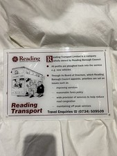 Reading Transport Information Sign.