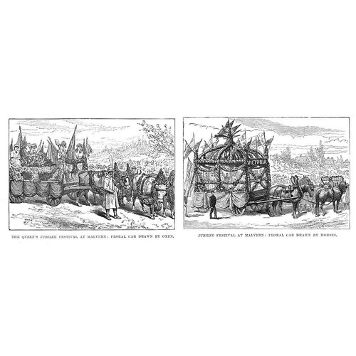 Malvern floral car drawn - malvern,
