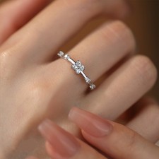 925 Sterling Silver 4 Leaf