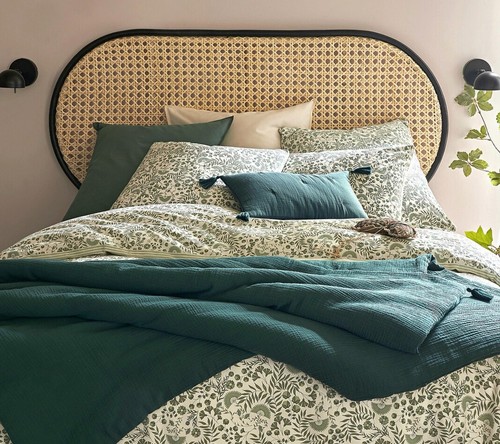 Rattan headboard king size - rattan,