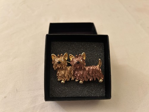 Vintage double cairn terrier - double,