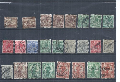 Malta stamps mainly gv used - malta,
