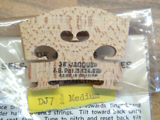 De Jacques Self Adjusting Maple Violin Bridge, 3/4 size, Medium, Made in France,