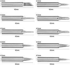 10 Pack Solder Soldering Iron Tips Standard Size Accessories Electrical 900M-T