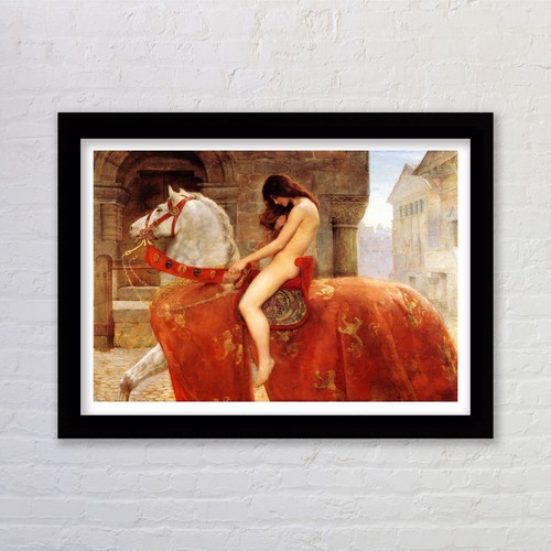 Framed lady godiva john - framed,