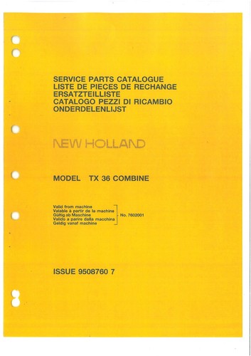 New holland combine - new,