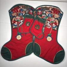 Vintage Christmas Stocking Set