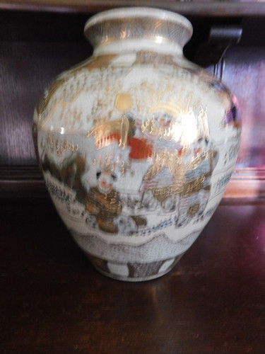Satsuma japanese vase - japanese,