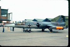 #6901 ORIGINAL K64cAIRCRAFT SLIDE: German AF F-104G Starfighter 24+83 JBG32
