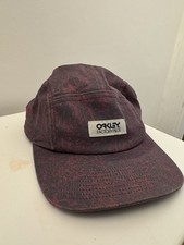 Oakley Multicoloured Purple SnapBack Cap Hat One Size Adjustable Good Condition