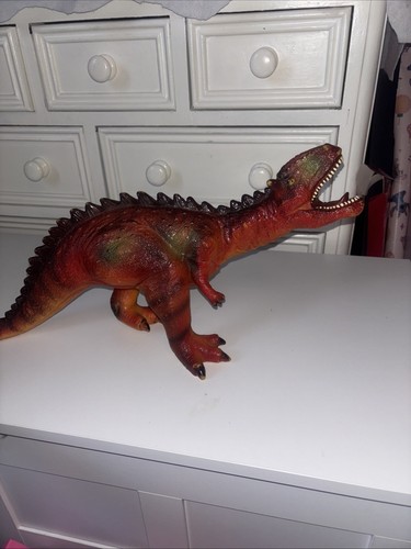 Large rubber tyrannosaurus rex - rubber,