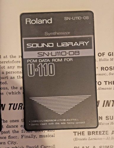 Roland u110 synthesizer - roland, sn-u110-08