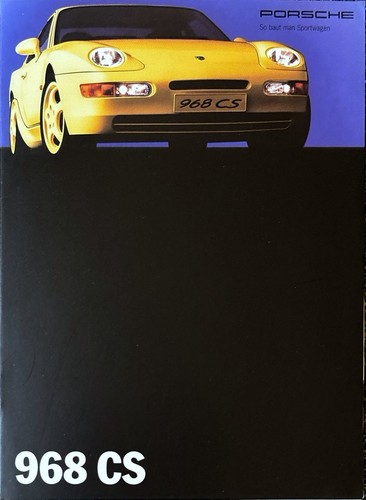 Porsche 968 brochure - 968, cs