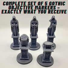 Gothic Objective Markers x5