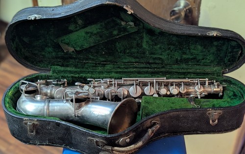 Vintage york saxaphone - vintage, case