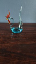 Murano Glass Swan Figurine