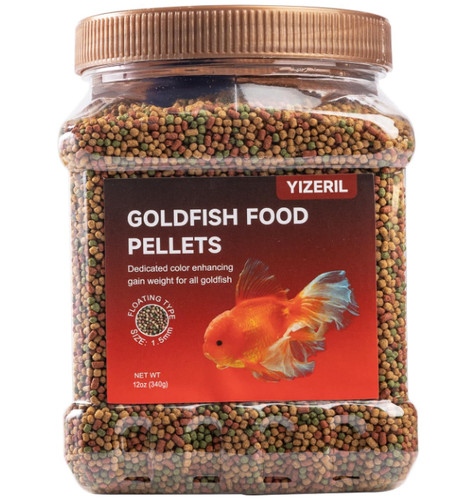 Floating goldfish food - floating, pellets