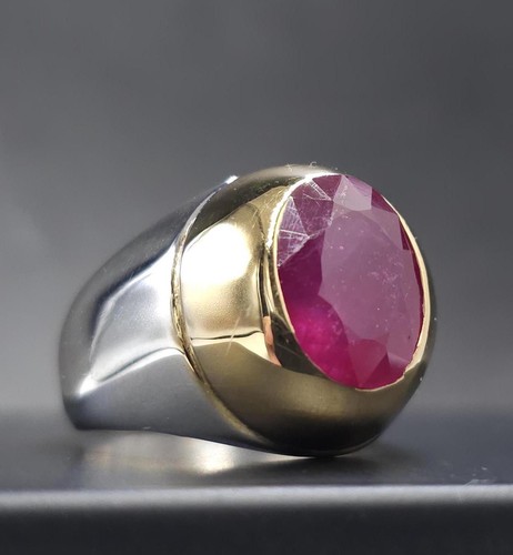 Natural ruby ring - ring, turkish