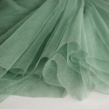 Sea Green Soft Tulle Fabric |