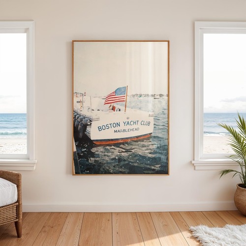 Vintage yacht nantucket - yacht,