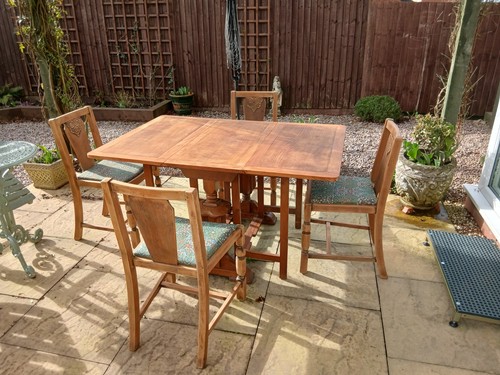 Part stripped 1940 table - table, and