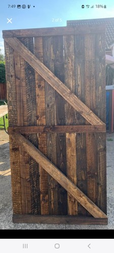 Wooden garden gate 6ft 3ft - gate, by