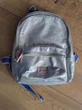 Cath Kidston Children's Backpack, Silver Glitter, Used Very Good Condition