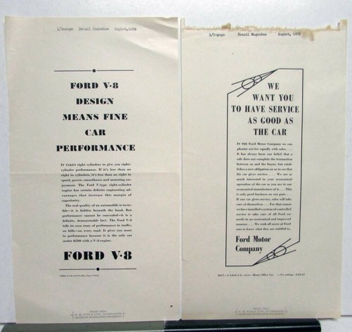 1935 ford want - v8,