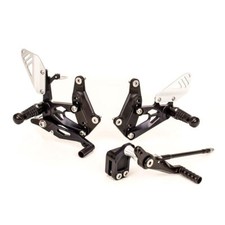 Gilles FX Racing Rearset Kit Black Reverse Shift Possible HONDA CBR500R 13 - 18