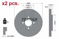 X2 PCS FRONT BRAKE DISC ROTOS