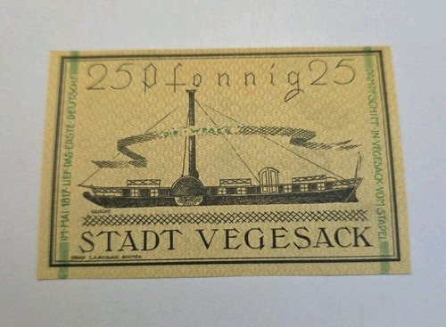 Pfennig 1921 unc notgeld - unc,