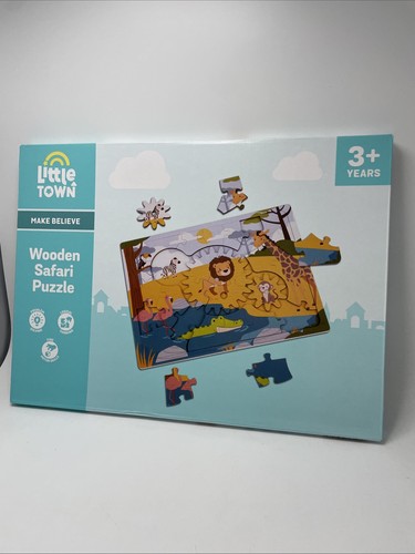 New little town wooden safari - little,