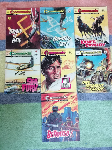 Vintage commando war comics - 7,